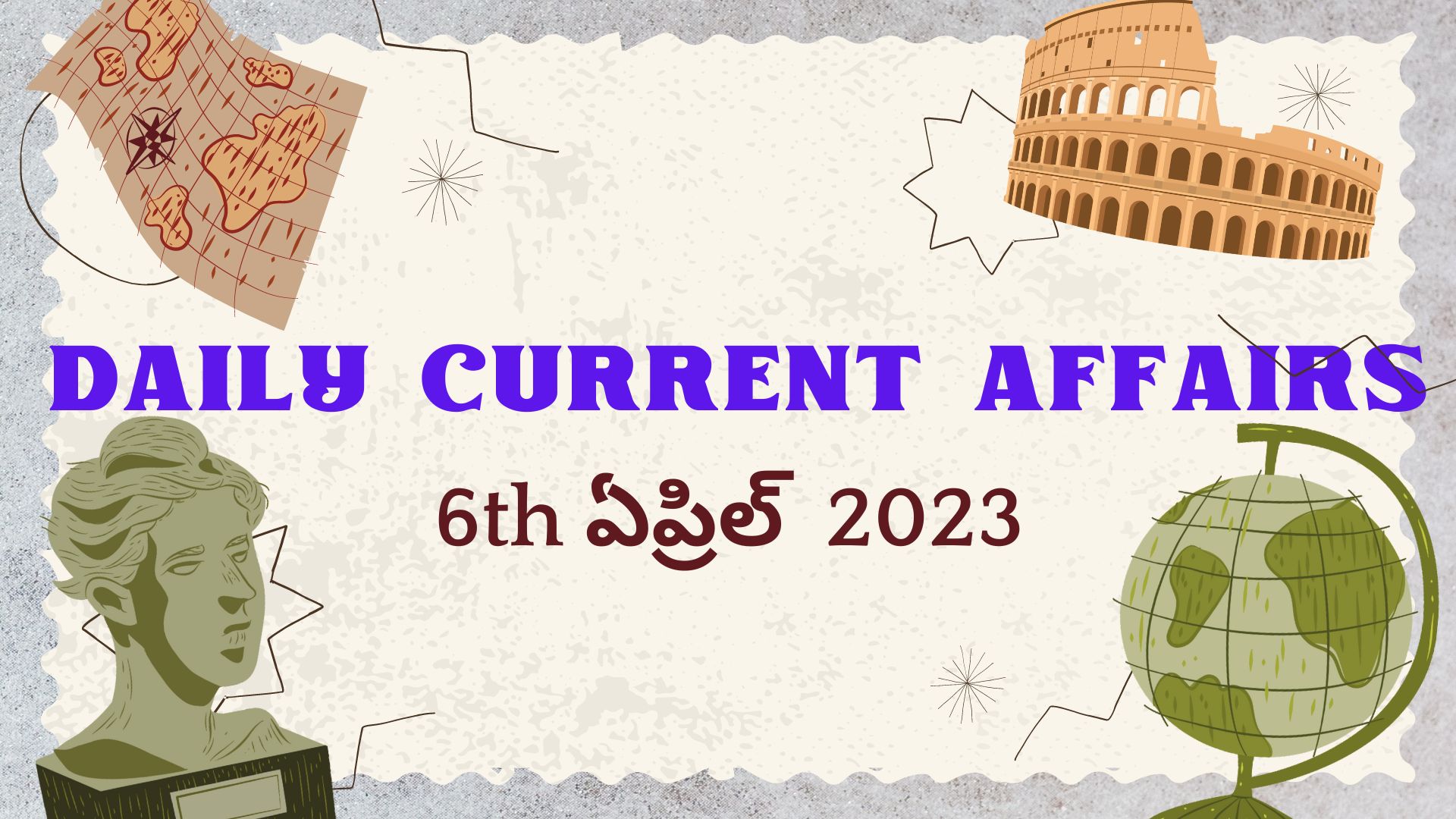 Daily Current Affairs in Telugu: 6th ఏప్రిల్  2023