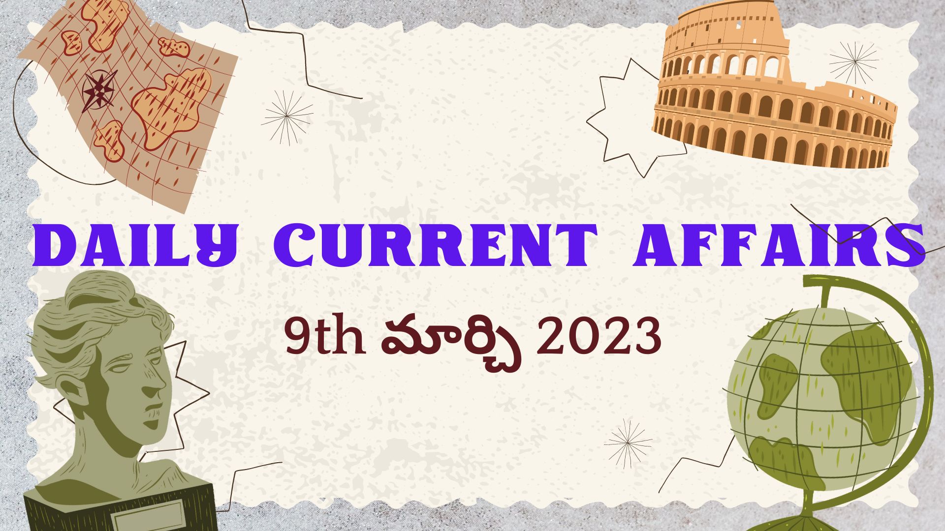 Daily Current Affairs in Telugu: 9th మార్చి  2023